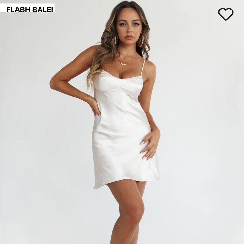 Princess Polly Champagne Slip Dress